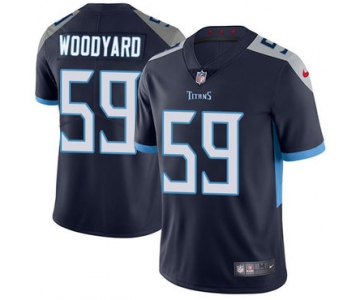 Nike Tennessee Titans #59 Wesley Woodyard Navy Blue Alternate Men's Stitched NFL Vapor Untouchable Limited Jersey