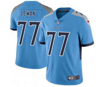 Nike Tennessee Titans #77 Taylor Lewan Light Blue Team Color Men's Stitched NFL Vapor Untouchable Limited Jersey
