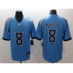 Nike Tennessee Titans 8 Marcus Mariota Light Blue New 2018 Vapor Untouchable Limited Jersey