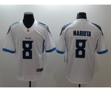 Nike Tennessee Titans #8 Marcus Mariota White Vapor Untouchable Limited Jersey