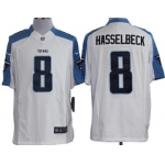 Nike Tennessee Titans #8 Matt Hasselbeck White Limited Jersey