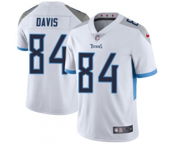 Nike Tennessee Titans #84 Corey Davis White Men's Stitched NFL Vapor Untouchable Limited Jersey