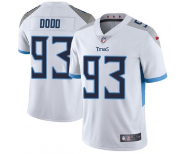 Nike Tennessee Titans #93 Kevin Dodd White Men's Stitched NFL Vapor Untouchable Limited Jersey