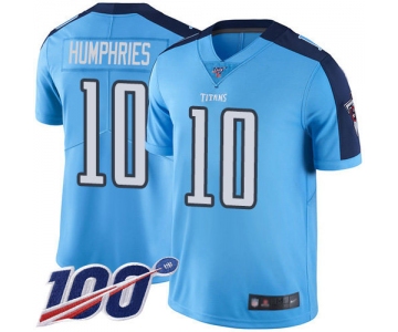 Nike Titans #10 Adam Humphries Light Blue Men's Stitched NFL Limited Rush 100th Season Jersey