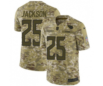 Nike Titans #25 Adoree' Jackson Camo Men's Stitched NFL Limited 2018 Salute To Service Jersey