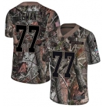 Nike Titans #77 Taylor Lewan Camo Men's Stitched NFL Limited Rush Realtree Jersey