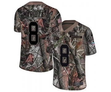 Nike Titans #8 Marcus Mariota Camo Men's Stitched NFL Limited Rush Realtree Jersey