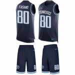 Nike Titans #80 Anthony Fasano Navy Blue Alternate Men's Stitched NFL Limited Tank Top Suit Jersey