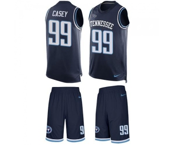 Nike Titans #99 Jurrell Casey Navy Blue Alternate Men's Stitched NFL Limited Tank Top Suit Jersey