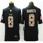 Tennessee Titans #8 Marcus Mariota Nike Salute to Service Nike Black Limited Jersey