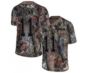 Titans #11 A.J. Brown Camo Men's Stitched Football Limited Rush Realtree Jersey