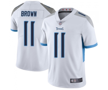 Titans #11 A.J. Brown White Men's Stitched Football Vapor Untouchable Limited Jersey