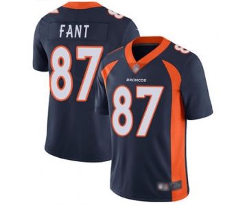 Broncos #87 Noah Fant Navy Blue Alternate Men's Stitched Football Vapor Untouchable Limited Jersey