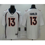 Men's Denver Broncos #13 KJ Hamler White 2020 Vapor Untouchable Stitched NFL Nike Limited Jersey