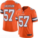 Men's Denver Broncos #57 Tom Jackson Retired Orange 2016 Color Rush Stitched NFL Nike Limited Jersey