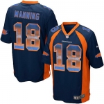 Nike Broncos #18 Peyton Manning Navy Blue Alternate Men's Stitched NFL Limited Strobe Jersey