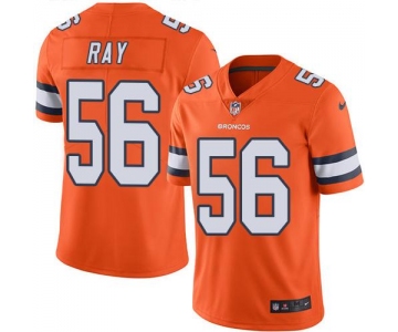 Nike Broncos #56 Shane Ray Orange Men's Stitched NFL Limited Rush Jersey