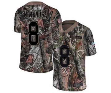 Nike Broncos #8 Brandon McManus Camo Men's Stitched NFL Limited Rush Realtree Jersey