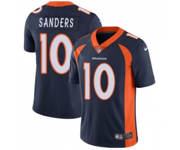 Nike Denver Broncos #10 Emmanuel Sanders Navy Blue Alternate Men's Stitched NFL Vapor Untouchable Limited Jersey