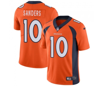 Nike Denver Broncos #10 Emmanuel Sanders Orange Team Color Men's Stitched NFL Vapor Untouchable Limited Jersey