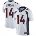 Nike Denver Broncos #14 Courtland Sutton White Men's Stitched NFL Vapor Untouchable Limited Jersey