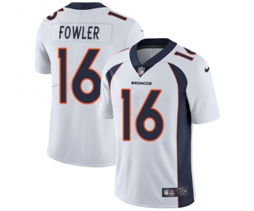 Nike Denver Broncos #16 Bennie Fowler White Men's Stitched NFL Vapor Untouchable Limited Jersey