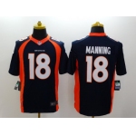 Nike Denver Broncos #18 Peyton Manning 2013 Blue Limited Jersey