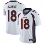 Nike Denver Broncos #18 Peyton Manning White Men's Stitched NFL Vapor Untouchable Limited Jersey