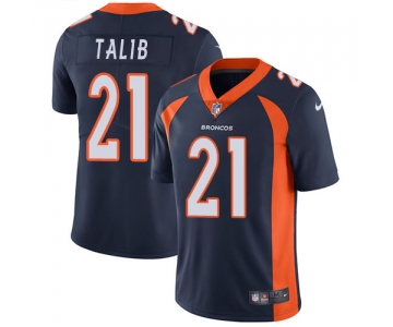 Nike Denver Broncos #21 Aqib Talib Navy Blue Alternate Men's Stitched NFL Vapor Untouchable Limited Jersey