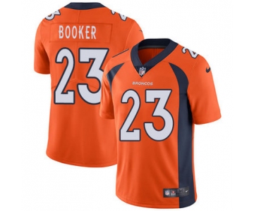 Nike Denver Broncos #23 Devontae Booker Orange Team Color Men's Stitched NFL Vapor Untouchable Limited Jersey