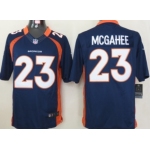 Nike Denver Broncos #23 Willis McGahee Blue Limited Jersey