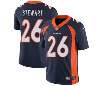 Nike Denver Broncos #26 Darian Stewart Navy Blue Alternate Men's Stitched NFL Vapor Untouchable Limited Jersey