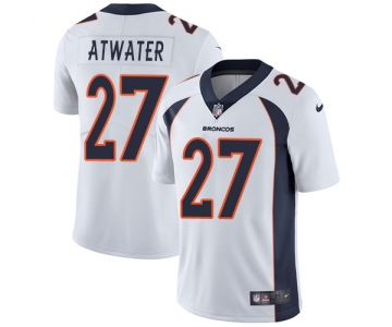 Nike Denver Broncos #27 Steve Atwater White Men's Stitched NFL Vapor Untouchable Limited Jersey