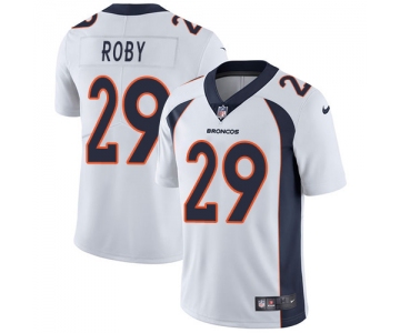 Nike Denver Broncos #29 Bradley Roby White Men's Stitched NFL Vapor Untouchable Limited Jersey