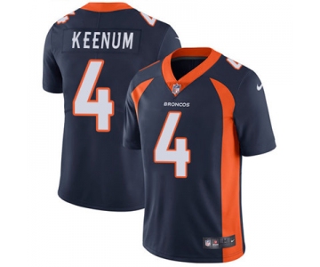 Nike Denver Broncos #4 Case Keenum Navy Blue Alternate Men's Stitched NFL Vapor Untouchable Limited Jersey