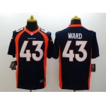 Nike Denver Broncos #43 T.J. Ward 2013 Blue Limited Jersey