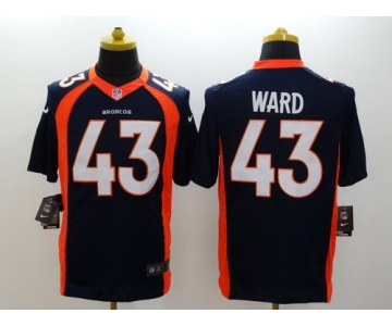 Nike Denver Broncos #43 T.J. Ward 2013 Blue Limited Jersey