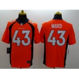 Nike Denver Broncos #43 T.J. Ward 2013 Orange Limited Jersey