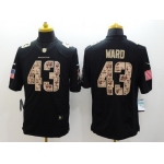 Nike Denver Broncos #43 T.J. Ward Salute to Service Black Limited Jersey