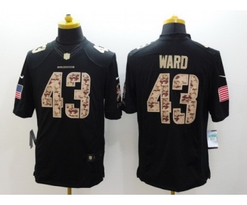 Nike Denver Broncos #43 T.J. Ward Salute to Service Black Limited Jersey