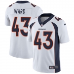 Nike Denver Broncos #43 T.J. Ward White Men's Stitched NFL Vapor Untouchable Limited Jersey