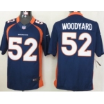 Nike Denver Broncos #52 Wesley Woodyard Blue Limited Jersey