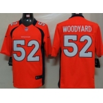 Nike Denver Broncos #52 Wesley Woodyard Orange Limited Jersey