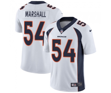 Nike Denver Broncos #54 Brandon Marshall White Men's Stitched NFL Vapor Untouchable Limited Jersey
