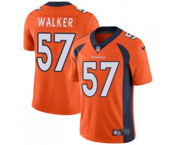 Nike Denver  Broncos #57 Demarcus Walker Orange Team Color Men's Stitched NFL Vapor Untouchable Limited Jersey
