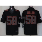 Nike Denver Broncos #58 Von Miller Black Impact Limited Jersey