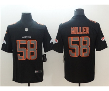 Nike Denver Broncos #58 Von Miller Black Vapor Impact Limited Jersey