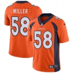 Nike Denver Broncos #58 Von Miller Orange Team Color Men's Stitched NFL Vapor Untouchable Limited Jersey