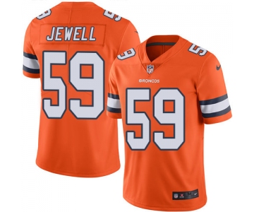 Nike Denver Broncos #59 Josey Jewell Orange Men's Stitched NFL Limited Rush Jersey