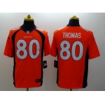 Nike Denver Broncos #80 Julius Thomas 2013 Orange Limited Jersey